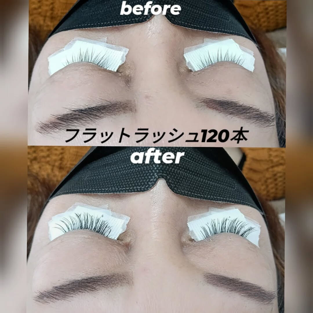 フラットラッシュ＋美眉WAX✨⁡